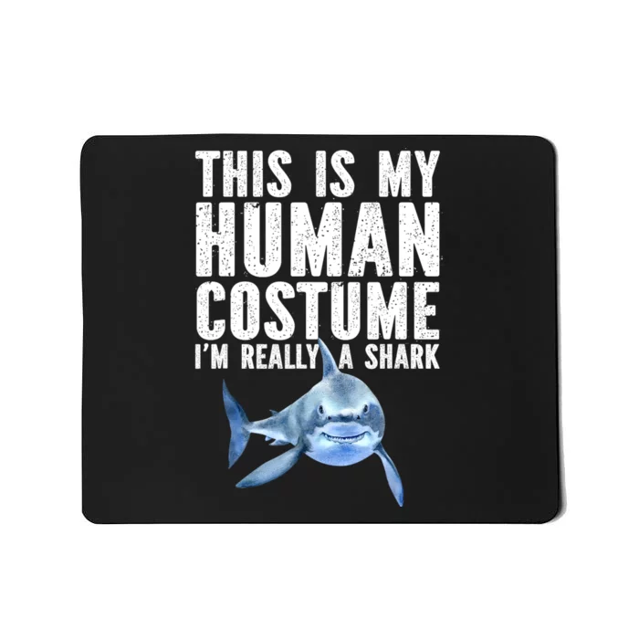 Shark Lover Funny Shark Sea Animals Shark Mousepad