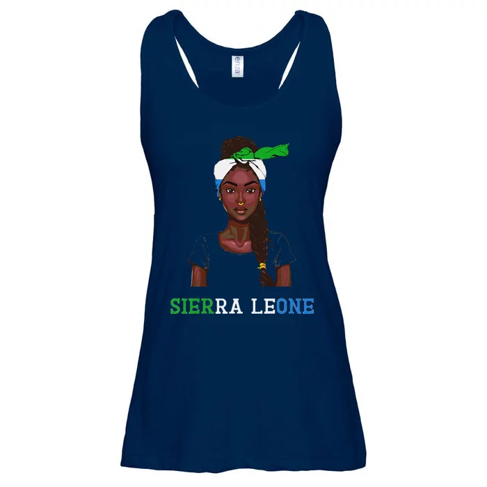 Sierra Leonean Flag Souvenirs Products Woman Sierra Leone Ladies Essential Flowy Tank