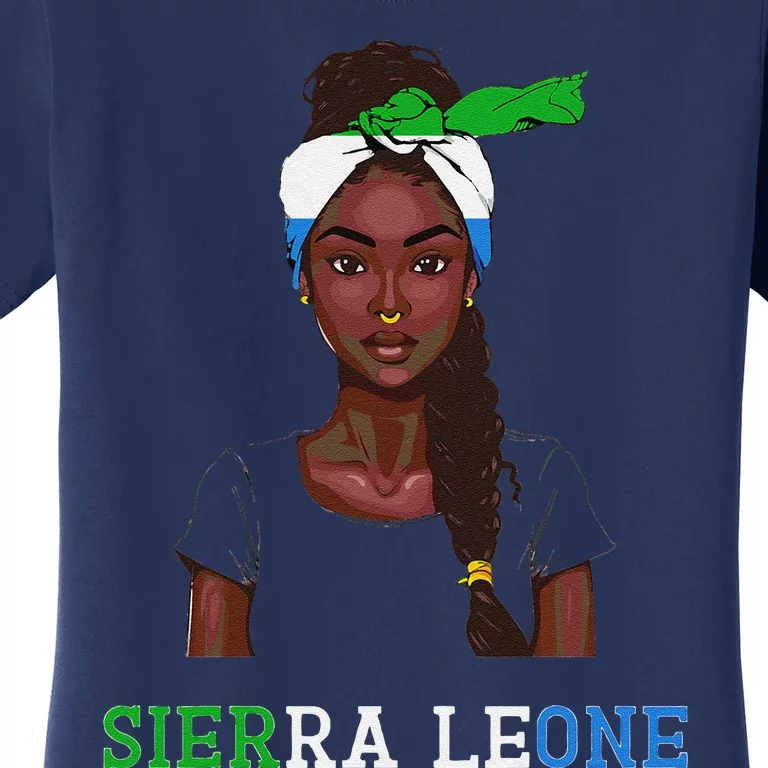 Sierra Leonean Flag Souvenirs Products Woman Sierra Leone Women's T-Shirt