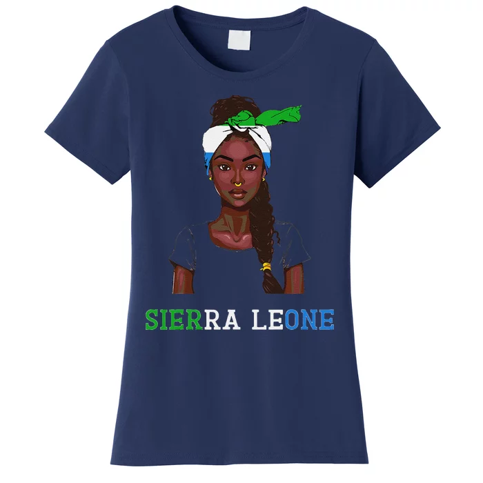 Sierra Leonean Flag Souvenirs Products Woman Sierra Leone Women's T-Shirt