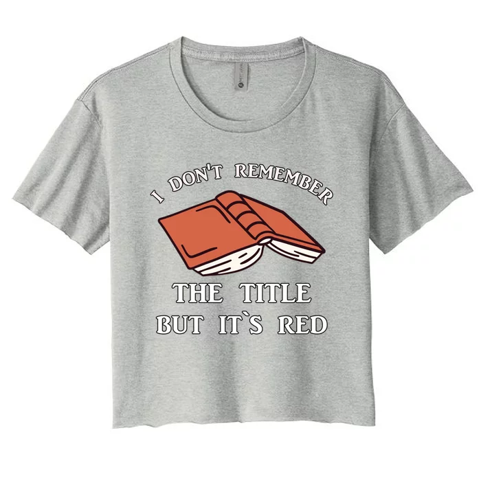 School Library Funny For Librarian Gift Women's Crop Top Tee