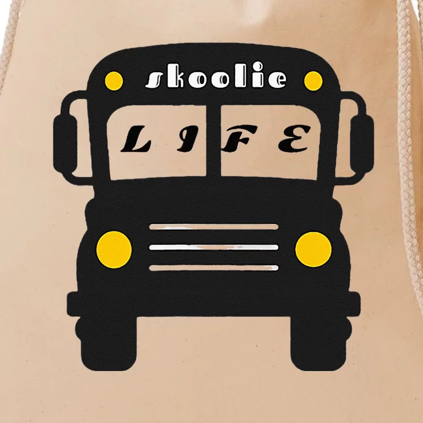 Skoolie life fashions Drawstring Bag