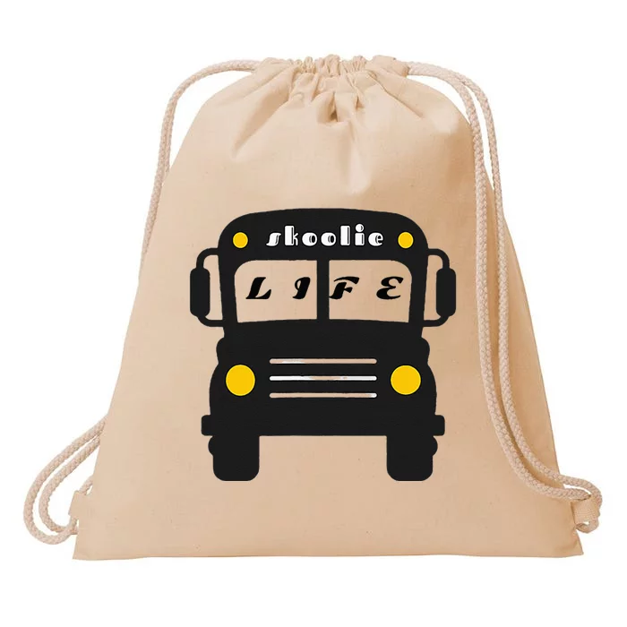 Skoolie life fashions Drawstring Bag