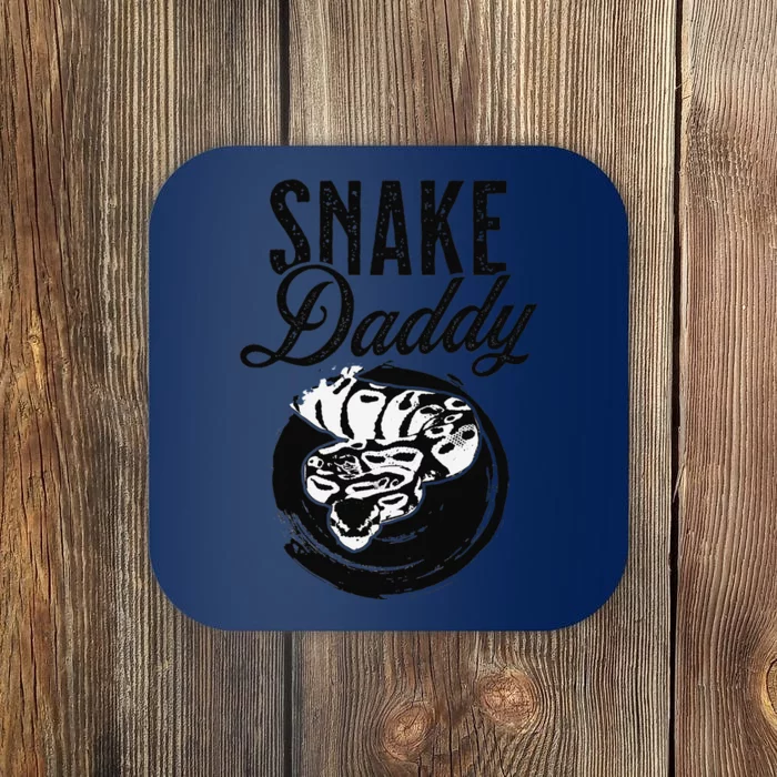 Snake Lover Father Daddy Herpetology Coaster