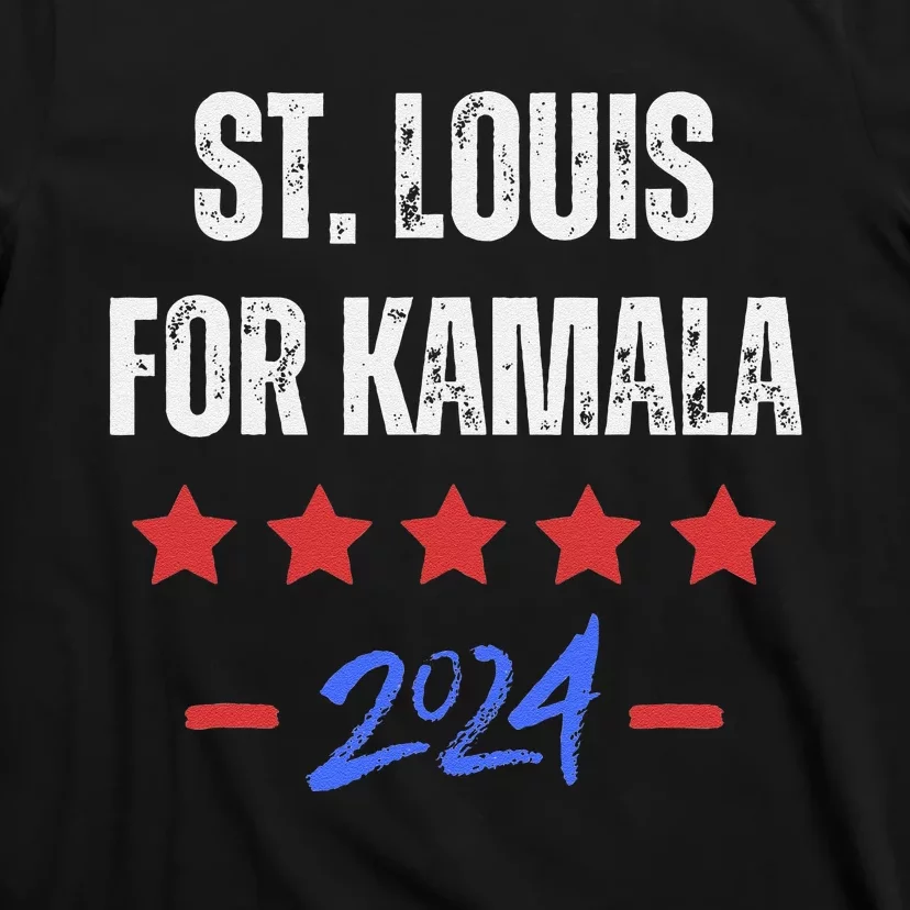 St. Louis For Kamala 2024 Dnc Kamala Harris Supporter T-Shirt