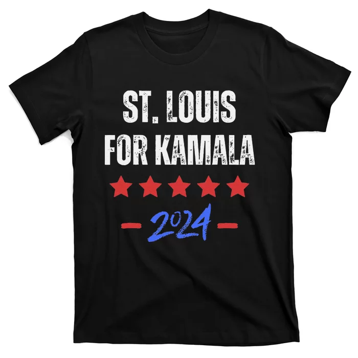 St. Louis For Kamala 2024 Dnc Kamala Harris Supporter T-Shirt