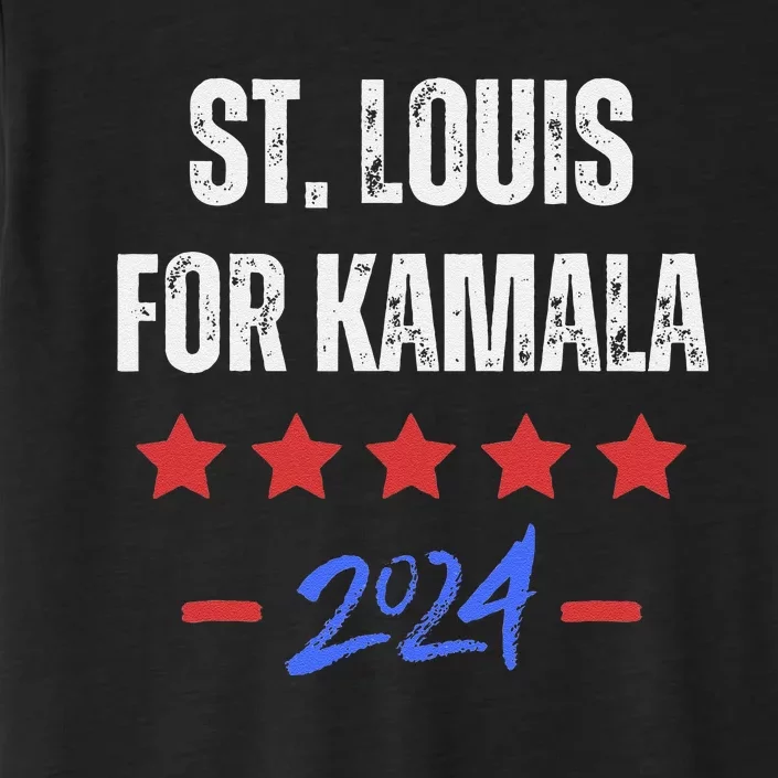 St. Louis For Kamala 2024 Dnc Kamala Harris Supporter ChromaSoft Performance T-Shirt