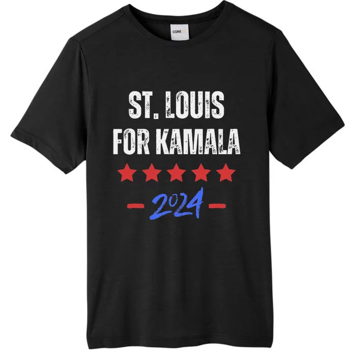 St. Louis For Kamala 2024 Dnc Kamala Harris Supporter ChromaSoft Performance T-Shirt