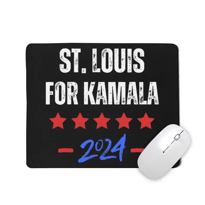 St. Louis For Kamala 2024 Dnc Kamala Harris Supporter Mousepad