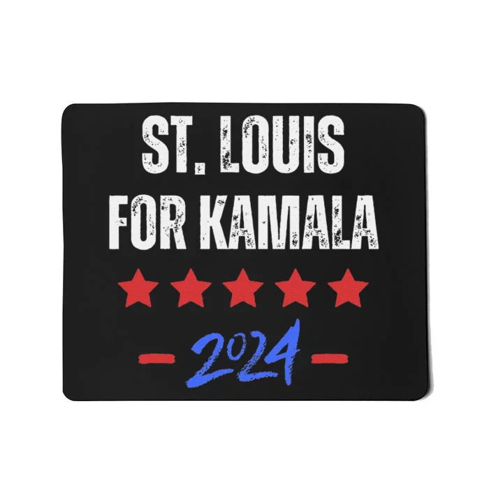 St. Louis For Kamala 2024 Dnc Kamala Harris Supporter Mousepad