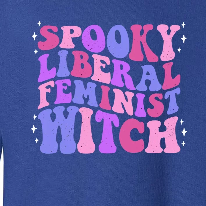 Spooky Liberal Feminist Witch Fall Rights Prochoice Meaningful Gift Toddler Sweatshirt