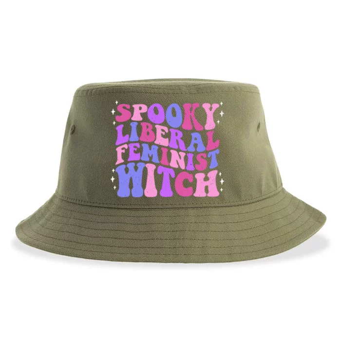 Spooky Liberal Feminist Witch Fall Rights Prochoice Meaningful Gift Sustainable Bucket Hat