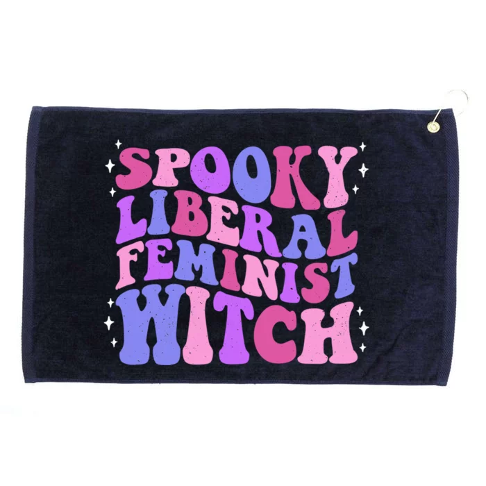 Spooky Liberal Feminist Witch Fall Rights Prochoice Meaningful Gift Grommeted Golf Towel