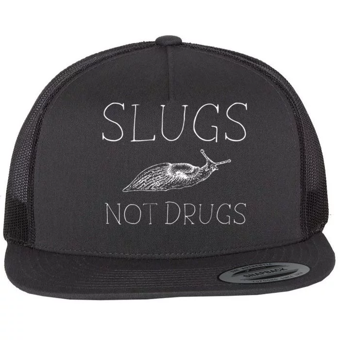 Slug Life Funny Pun Gift For Snail Lover Flat Bill Trucker Hat