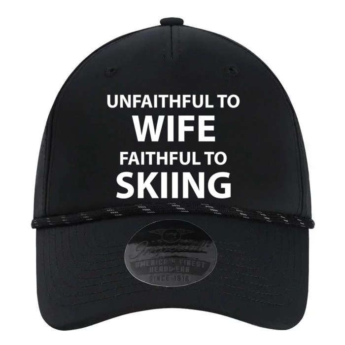 Skiing Lover Funny Couple Sports Season Meme For Husband Ski Gift Performance The Dyno Cap