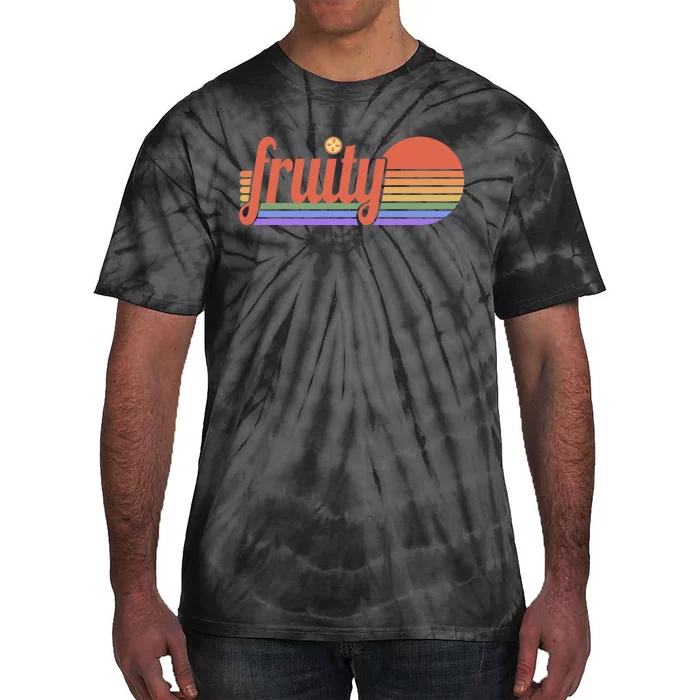 Subtle Lgbt Fruity Sapphic Tie-Dye T-Shirt