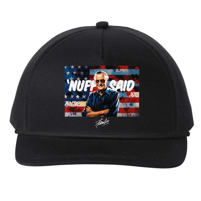 Stan Lee Flag Premium Snapback Five-Panel Rope Hat