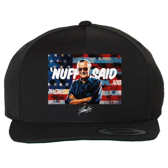 Stan Lee Flag Premium Wool Snapback Cap