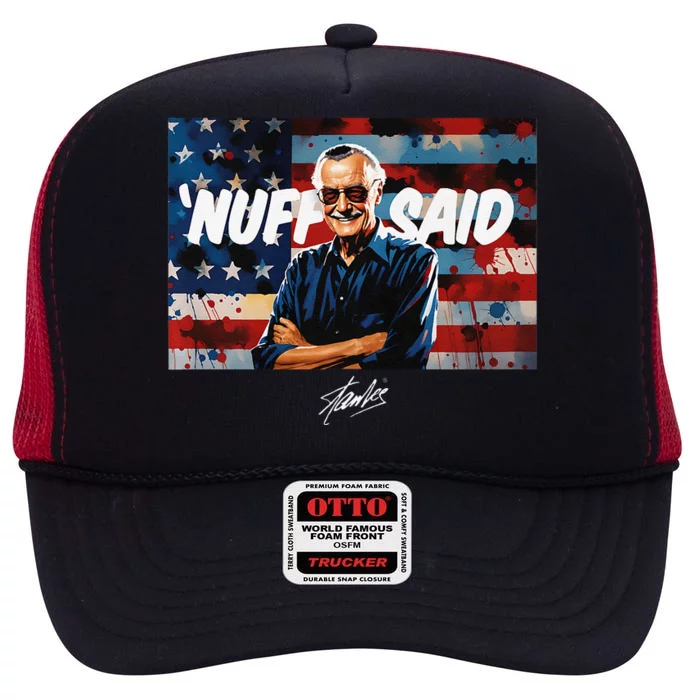 Stan Lee Flag Premium High Crown Mesh Trucker Hat