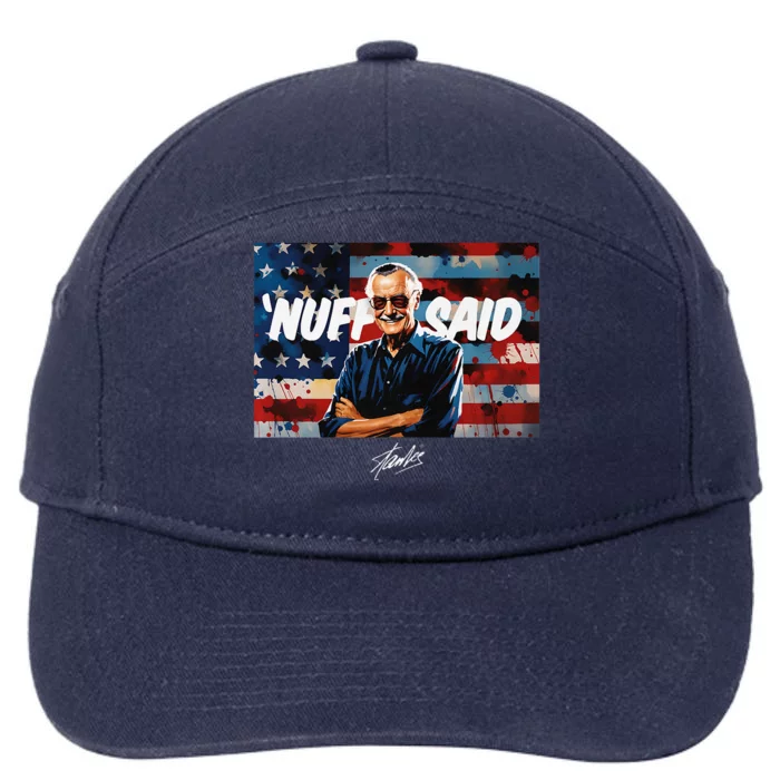 Stan Lee Flag Premium 7-Panel Snapback Hat