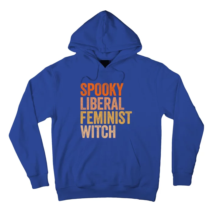 Spooky Liberal Feminist Witch Feminist Halloween Costume Cute Gift Hoodie