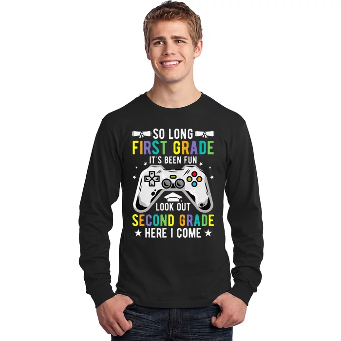 So Long First Grade second Grade Here I Come Graduation Long Sleeve Shirt