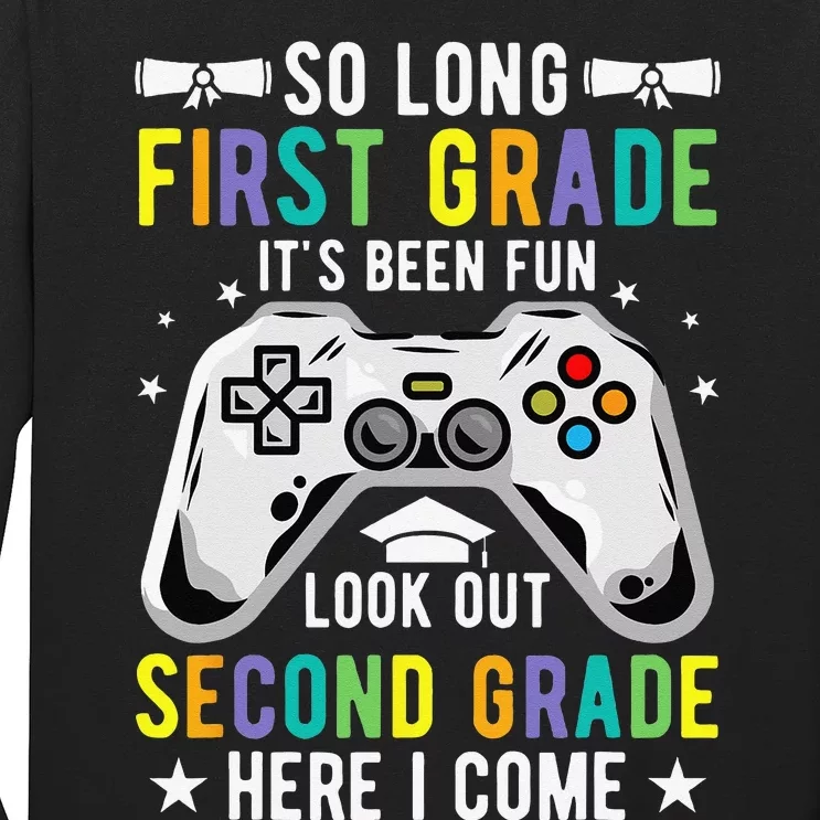 So Long First Grade second Grade Here I Come Graduation Long Sleeve Shirt