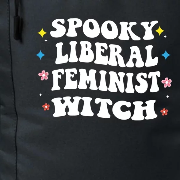 Spooky Liberal Feminist Witch Pro Choice Feminist Costume Gift Daily Commute Backpack