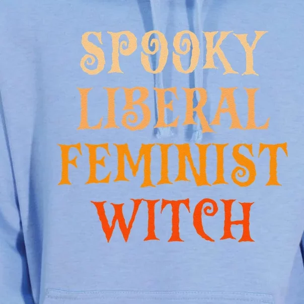 Spooky Liberal Feminist Witch Spooky Librarian Halloween Unisex Surf Hoodie