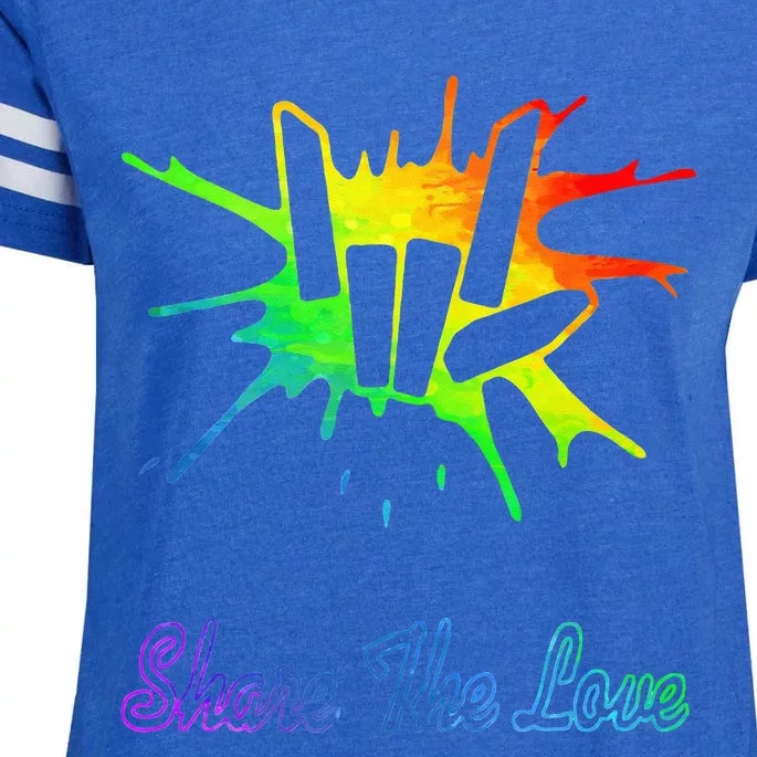 Share Love For Kids And Enza Ladies Jersey Football T-Shirt