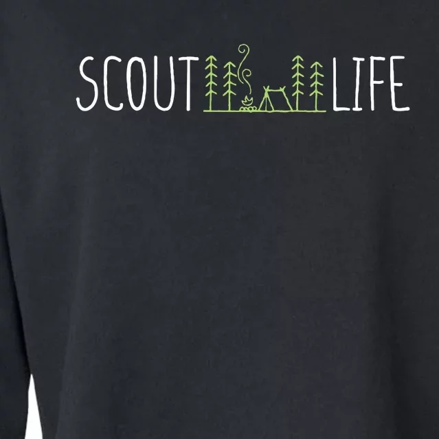 Scout Life For Scouts Cropped Pullover Crew