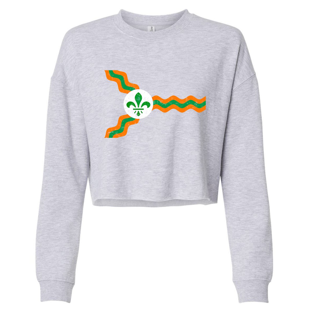 st patricks day sweatshirt, st louis dogtown shamrocks crop hoodie