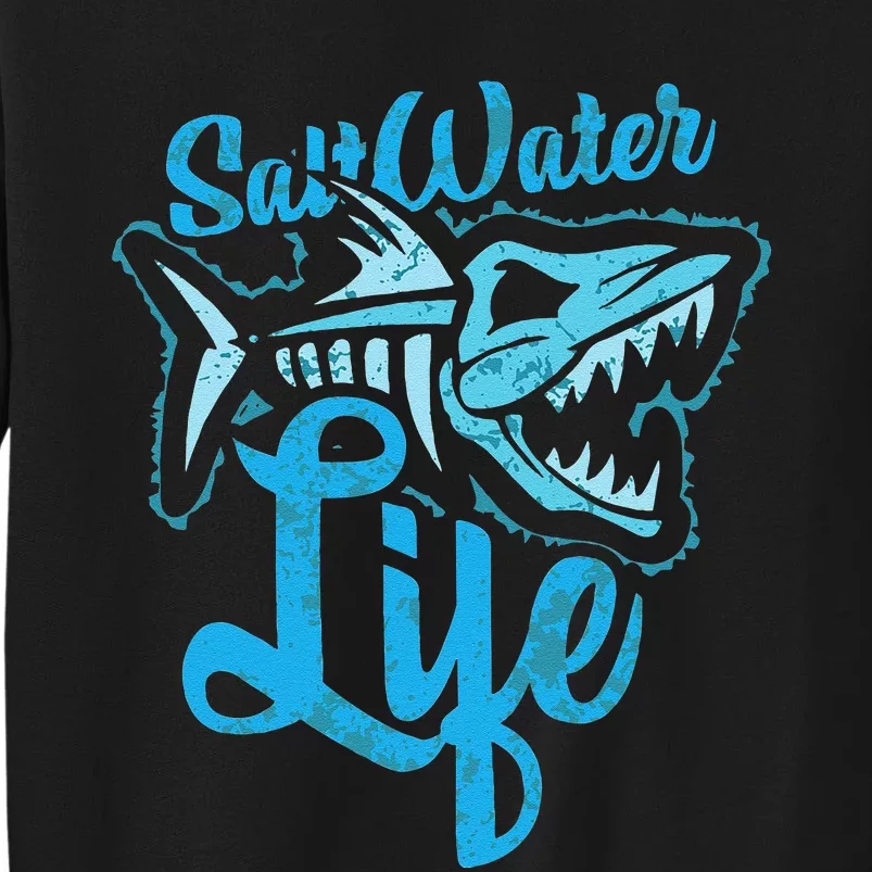 Saltwater Life Fishing Sweatshirt