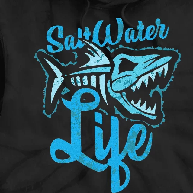 Saltwater Life Fishing Tie Dye Hoodie