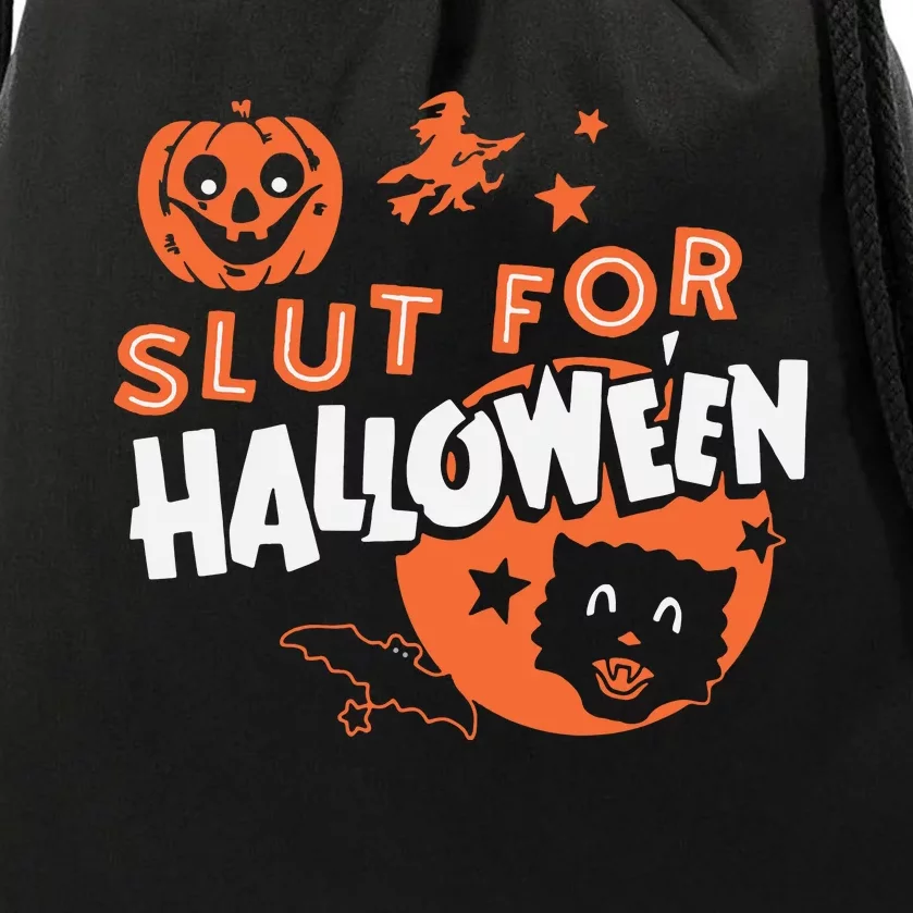 S Lut For Halloween Drawstring Bag