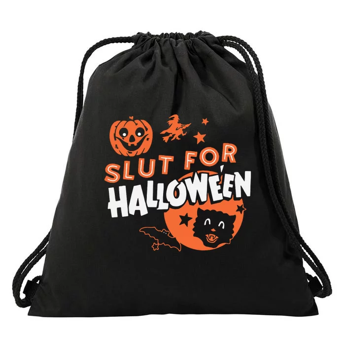 S Lut For Halloween Drawstring Bag