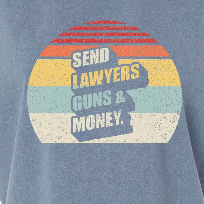 Send Lawyers Guns And Money Garment-Dyed Women's Muscle Tee