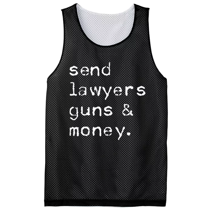 Send Lawyers Guns And Money Funny Meme Outlaw Friends Legal Mesh Reversible Basketball Jersey Tank