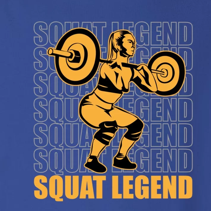 Squat Legend Gym Squat Powerlifting Cute Gift Toddler Long Sleeve Shirt