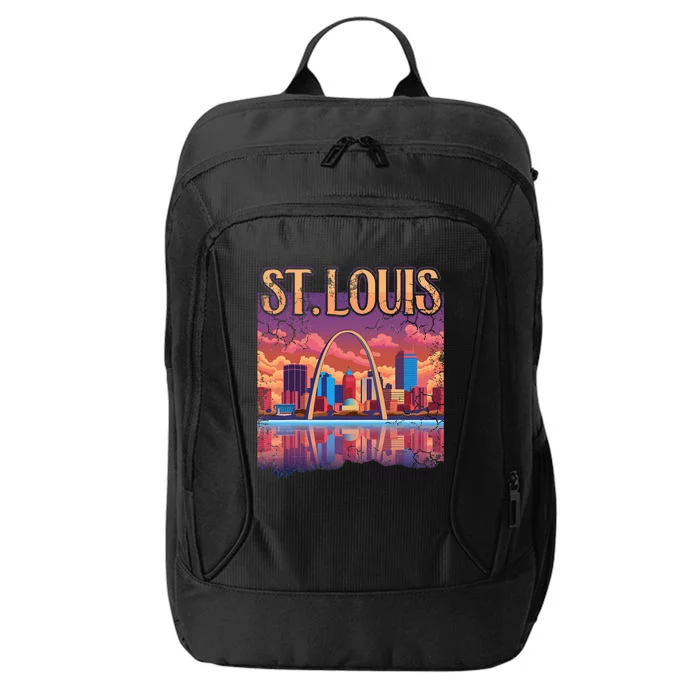 St Louis Gateway Arch Missouri Cityscape Skyline City Backpack