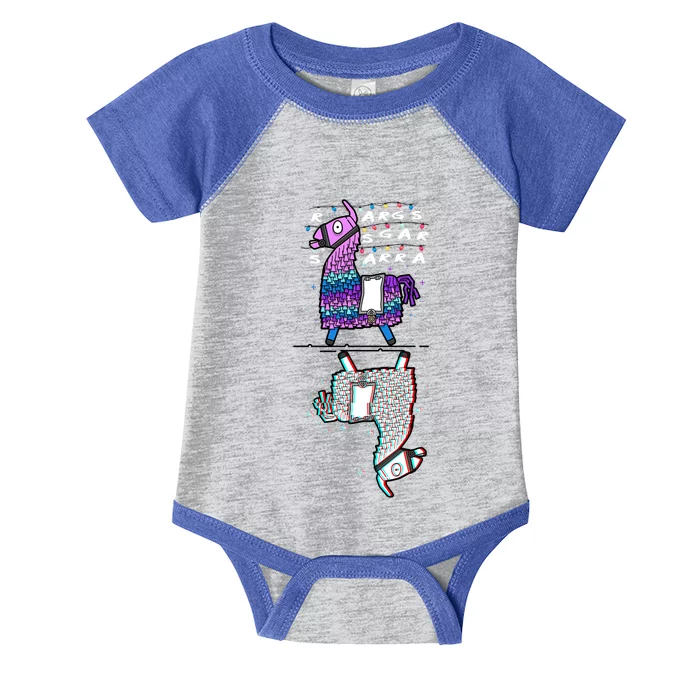 Stranger Lama Glitch Infant Baby Jersey Bodysuit