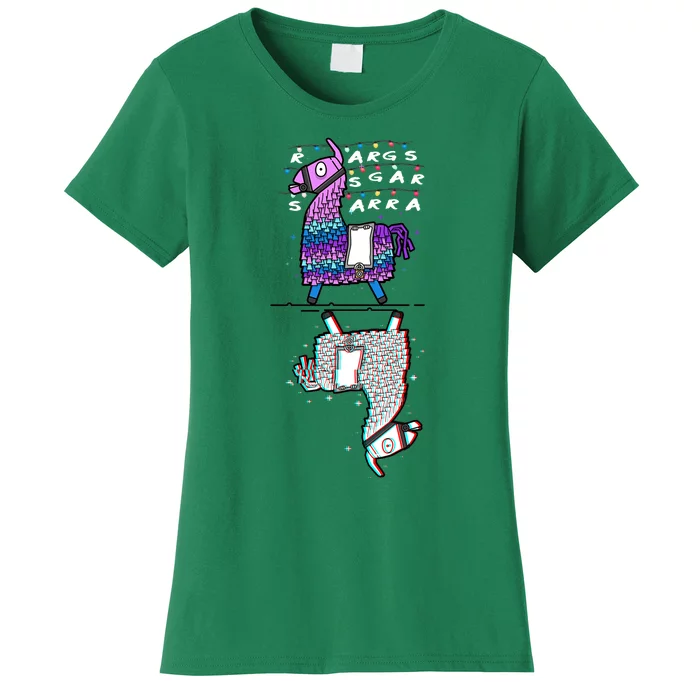 Stranger Lama Glitch Women's T-Shirt