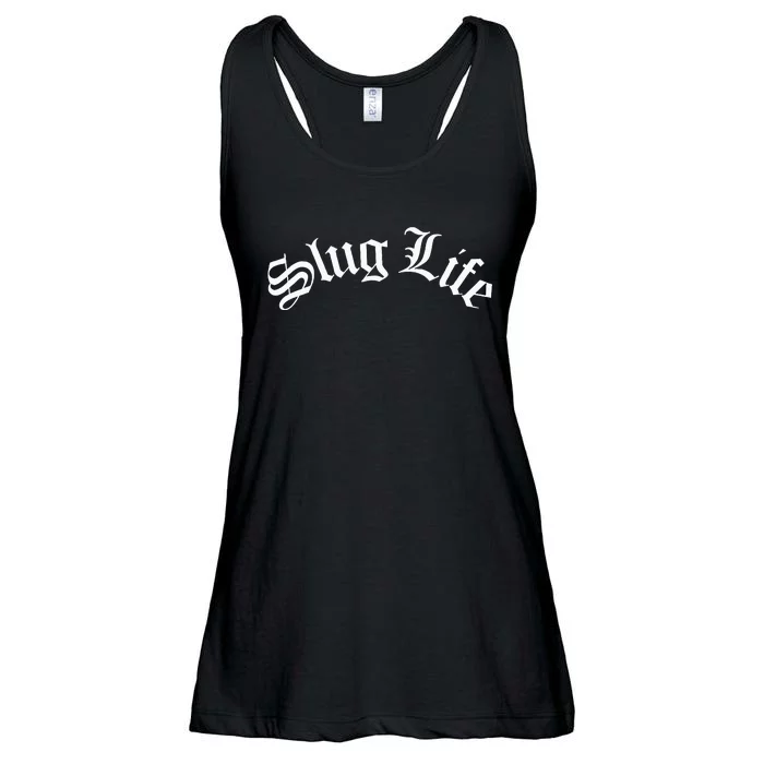 Slug Life Gastropod Mollusk Sea Thug Snail Slime Joke Ladies Essential Flowy Tank