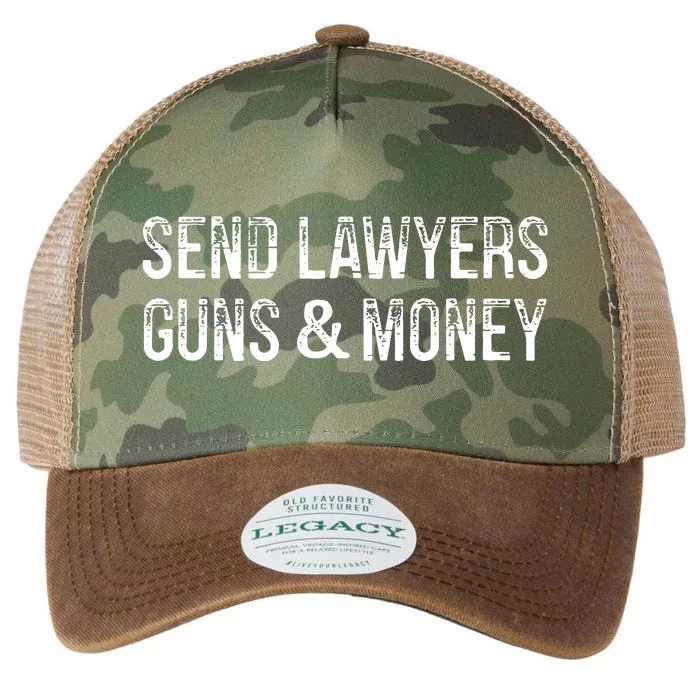 Send Lawyers Guns And Money Vintage Style Funny Legacy Tie Dye Trucker Hat