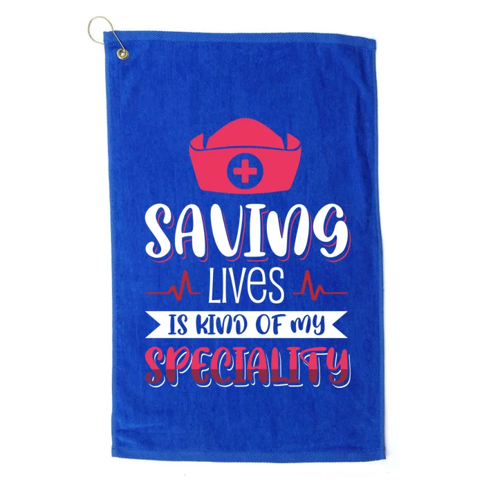 Saving Lives Gift Platinum Collection Golf Towel