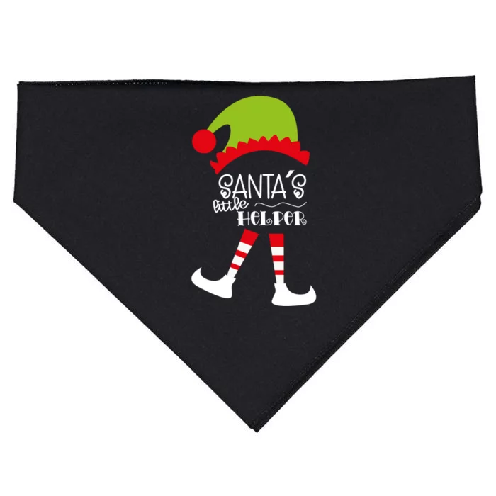 Santas Little Helper Elf Holiday USA-Made Doggie Bandana