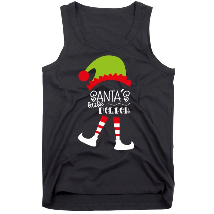 Santas Little Helper Elf Holiday Tank Top