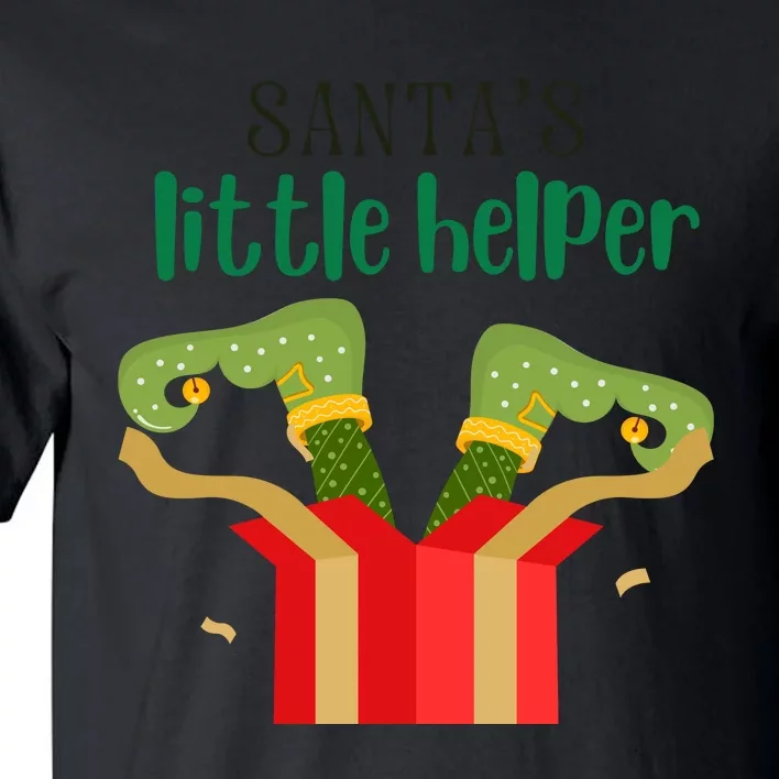 Santas Little Helper Christmas Kids Christmas Clothes Kids Christmas Outfitc Tall T-Shirt