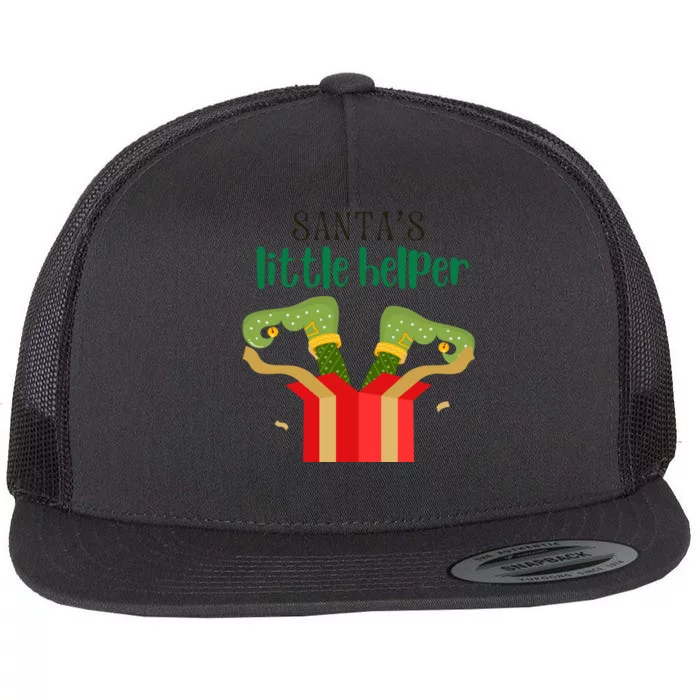 Santas Little Helper Christmas Kids Christmas Clothes Kids Christmas Outfitc Flat Bill Trucker Hat