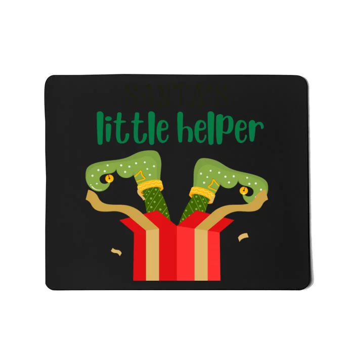 Santas Little Helper Christmas Kids Christmas Clothes Kids Christmas Outfitc Mousepad